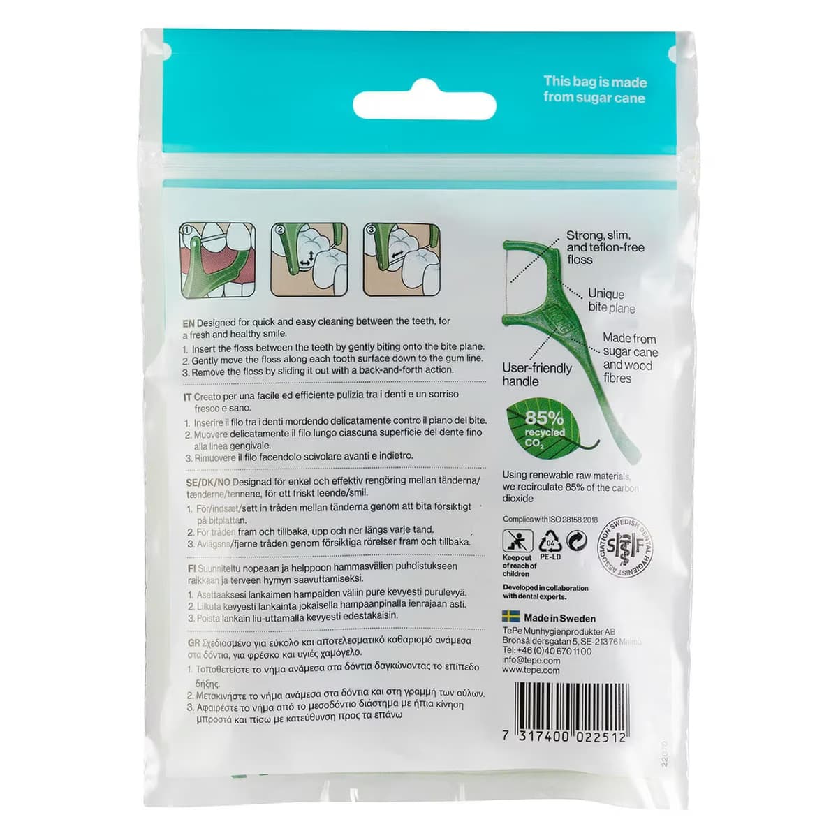 Tepe Diş İpi Mini Flosser Çatallı 1 adet 2