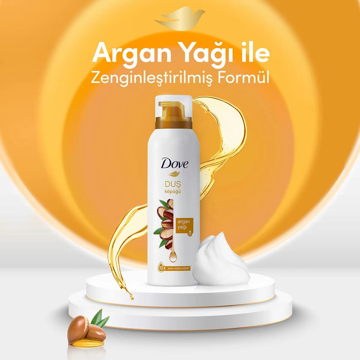 Dove Duş Köpüğü Argan Yağı 200 ml 4