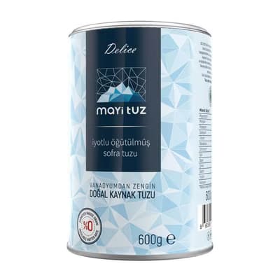 Mayi Öğütülmüş Sofra Tuzu İyotlu 600 gr