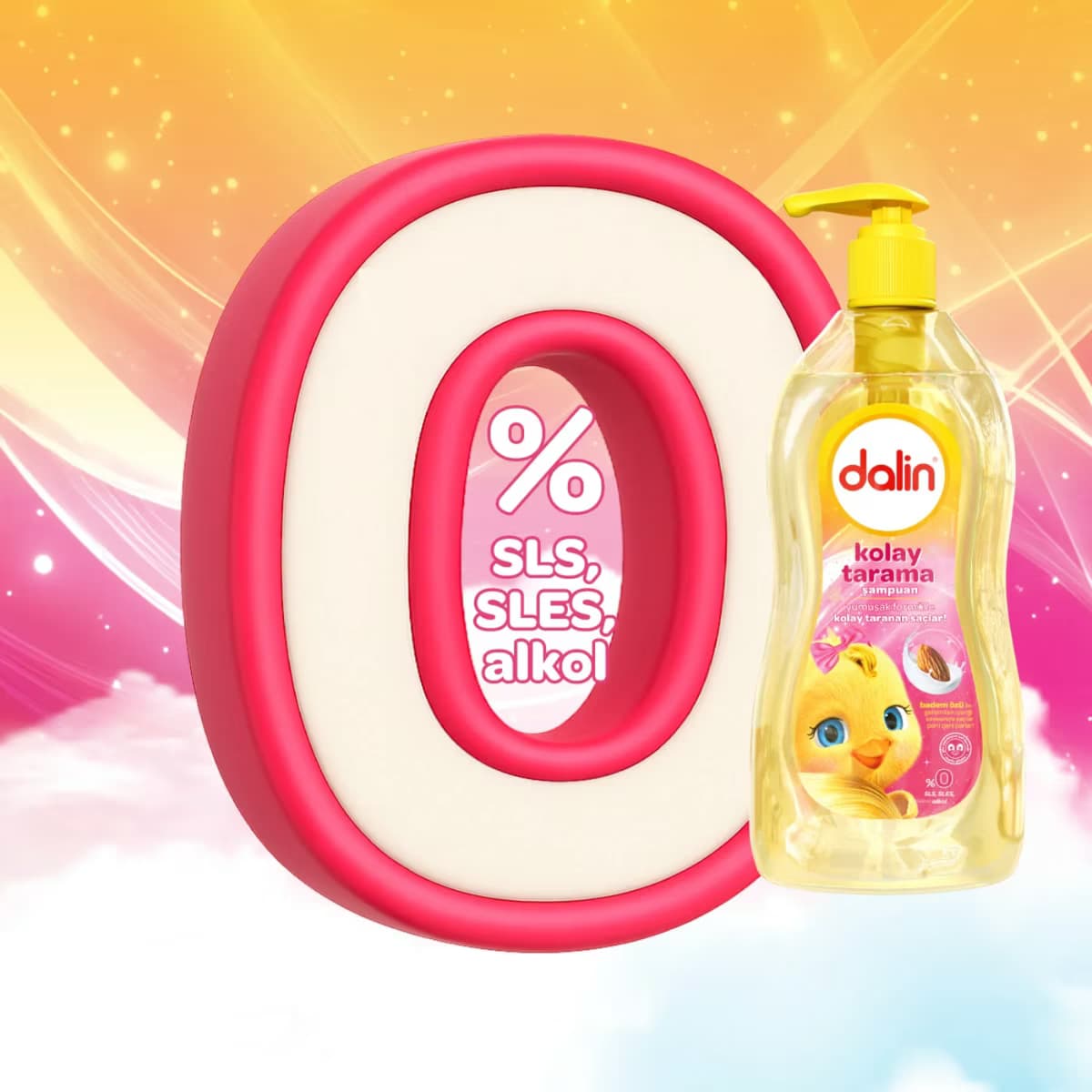 Dalin Kolay Tarama Şampuanı Badem Özlü 700 ml 4