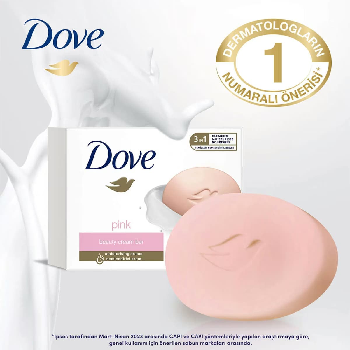 Dove Beauty Cream Bar Sabun Pink Krem 90 g 3