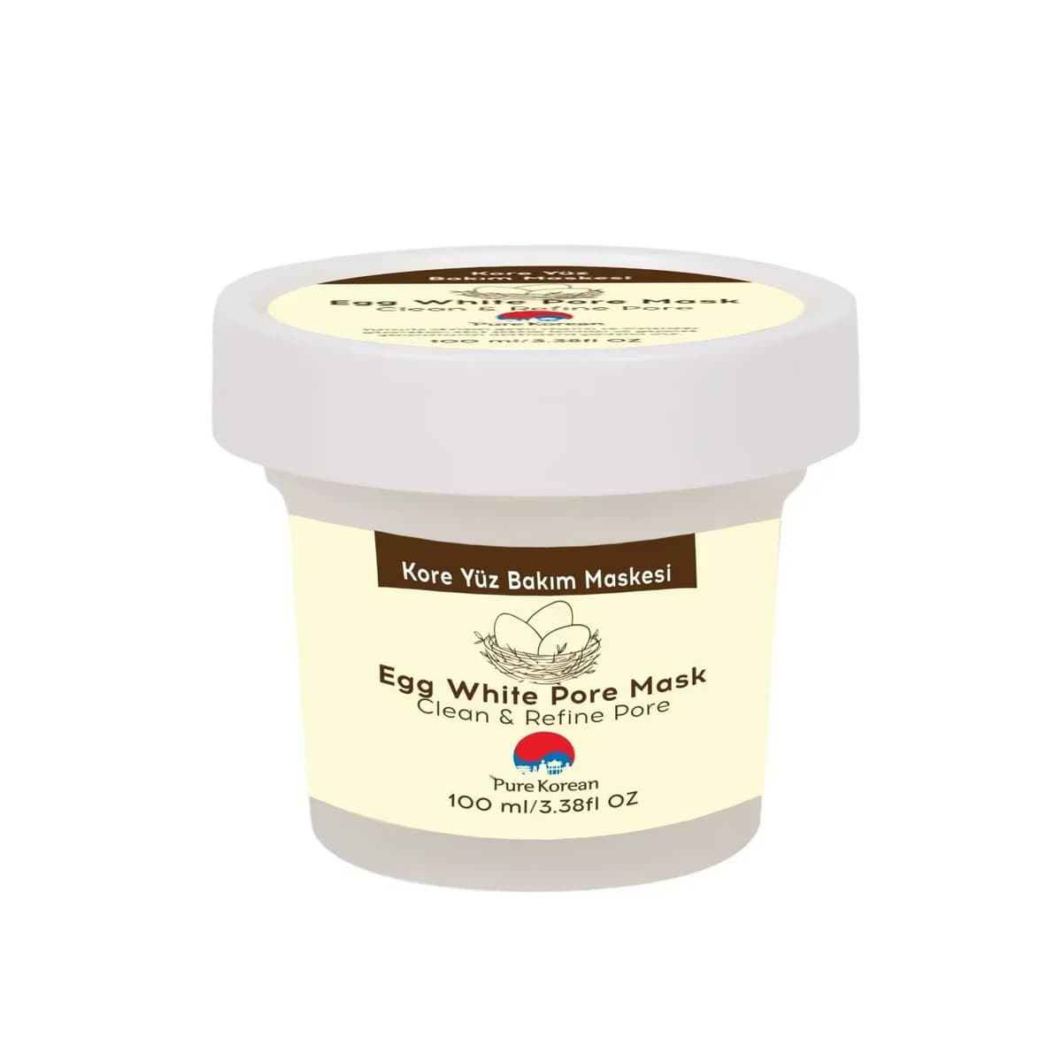 Pure Korean Kavanoz Maske Egg White 1 adet