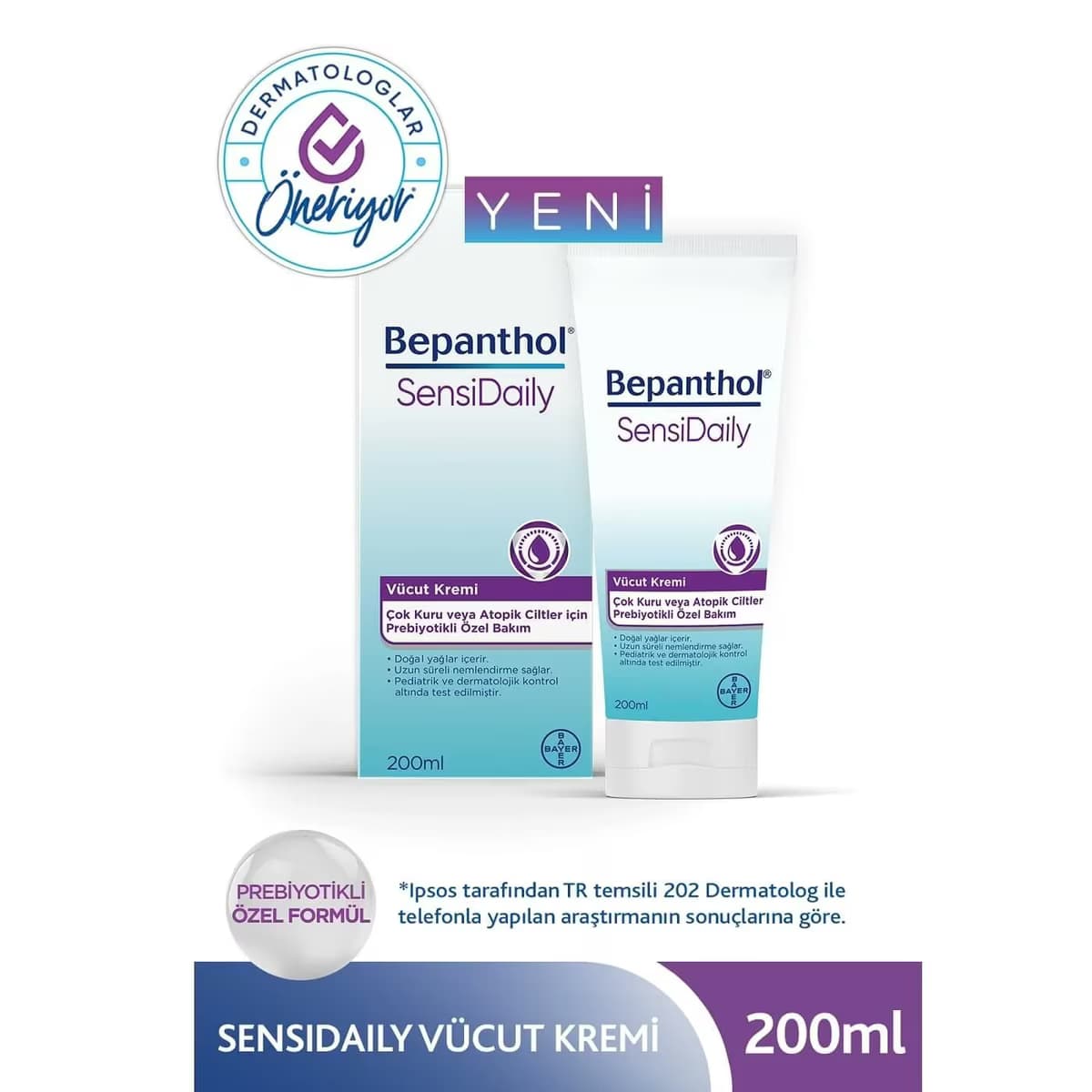 Bepanthol Sensidaily Vücut Kremi 200 ml 2