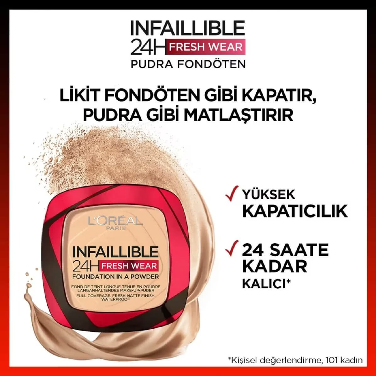 L’Oréal Paris Pudra Infaillable 120 1 adet 3