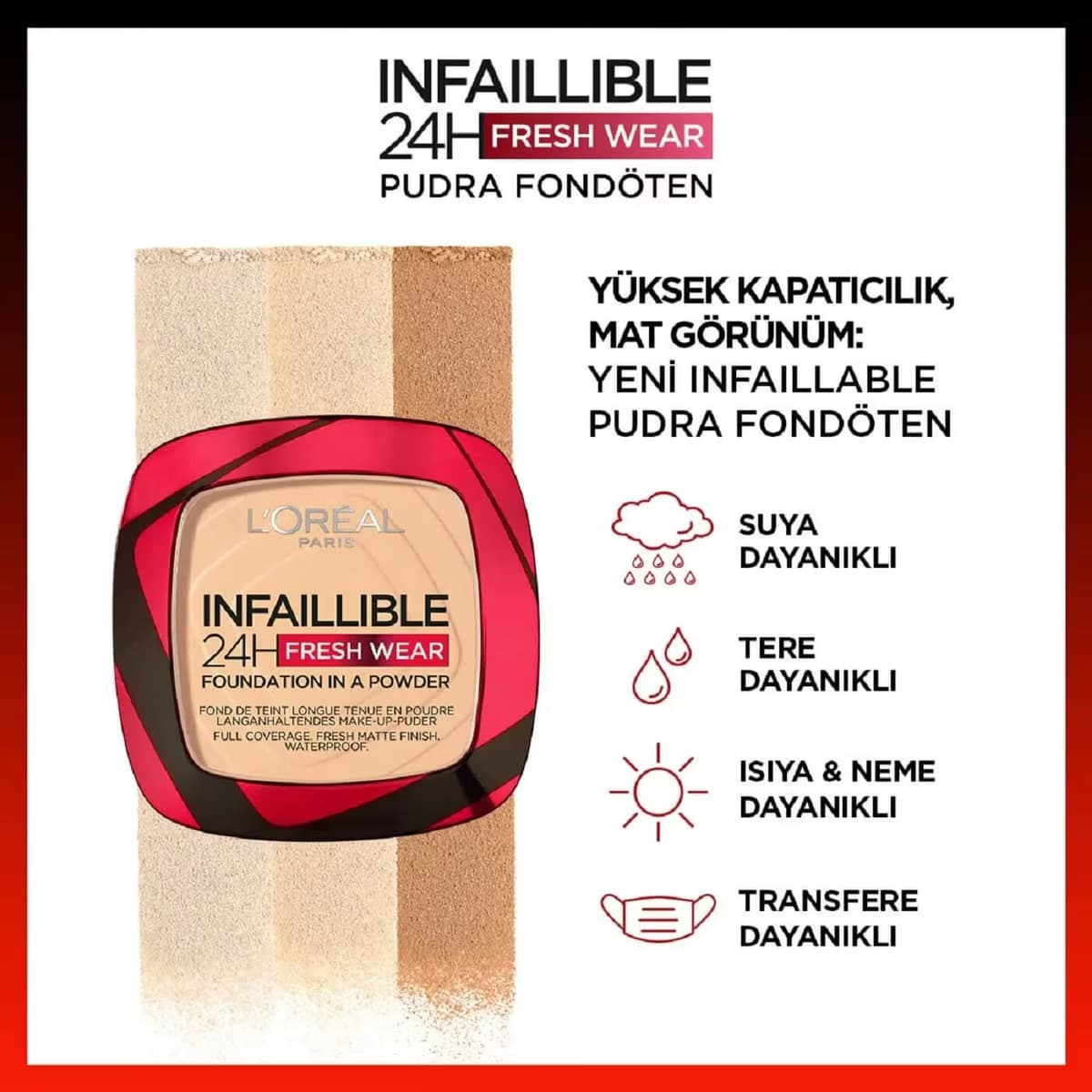 L’Oréal Paris Pudra Infaillable 180 1 adet 3