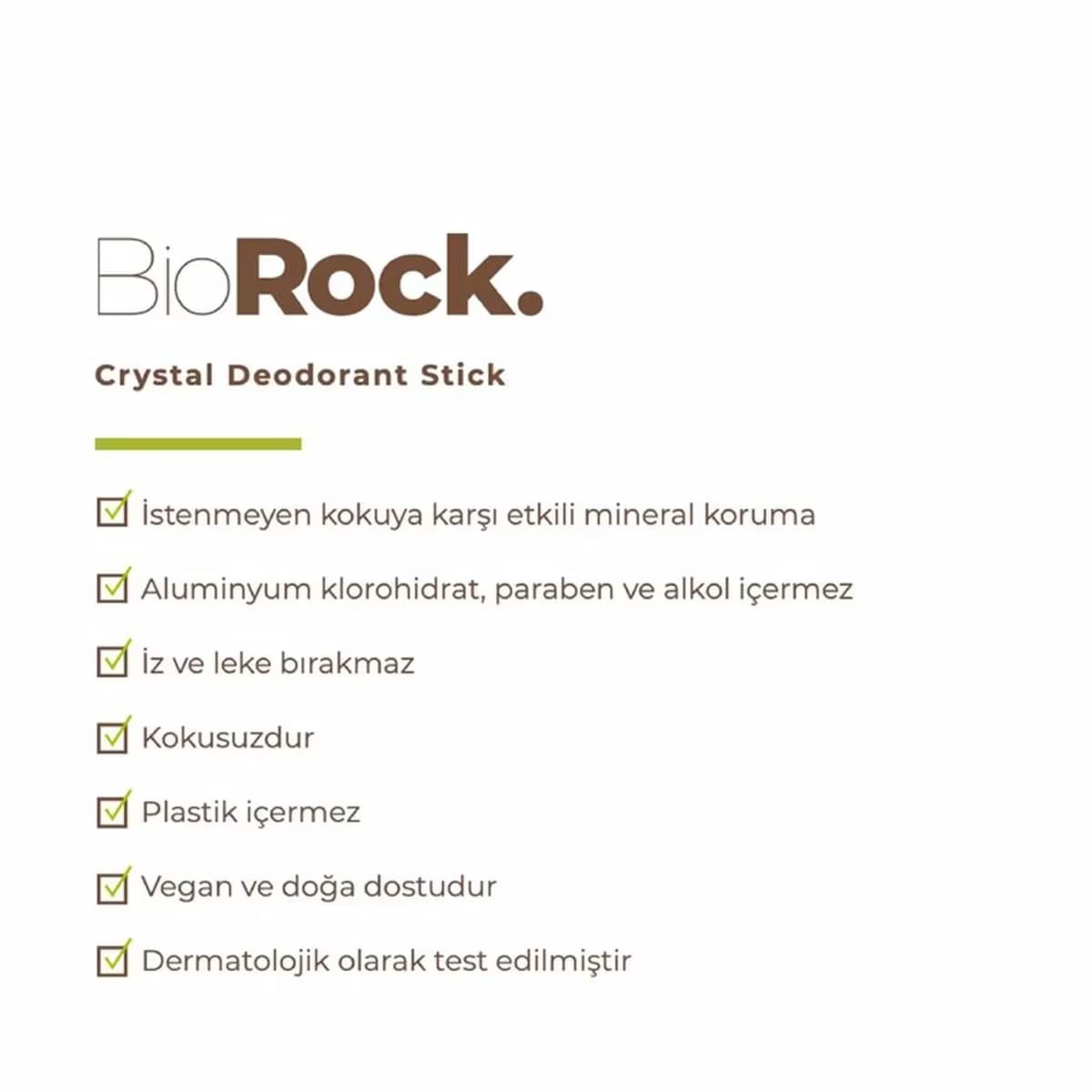 Biorock Crystal Deodorant Stick 120 gr 5