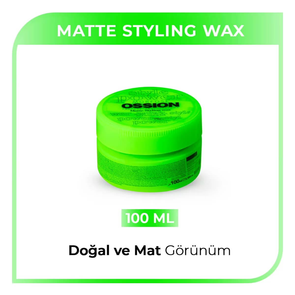 Morfose Ossion Mat Wax 100 ml 2