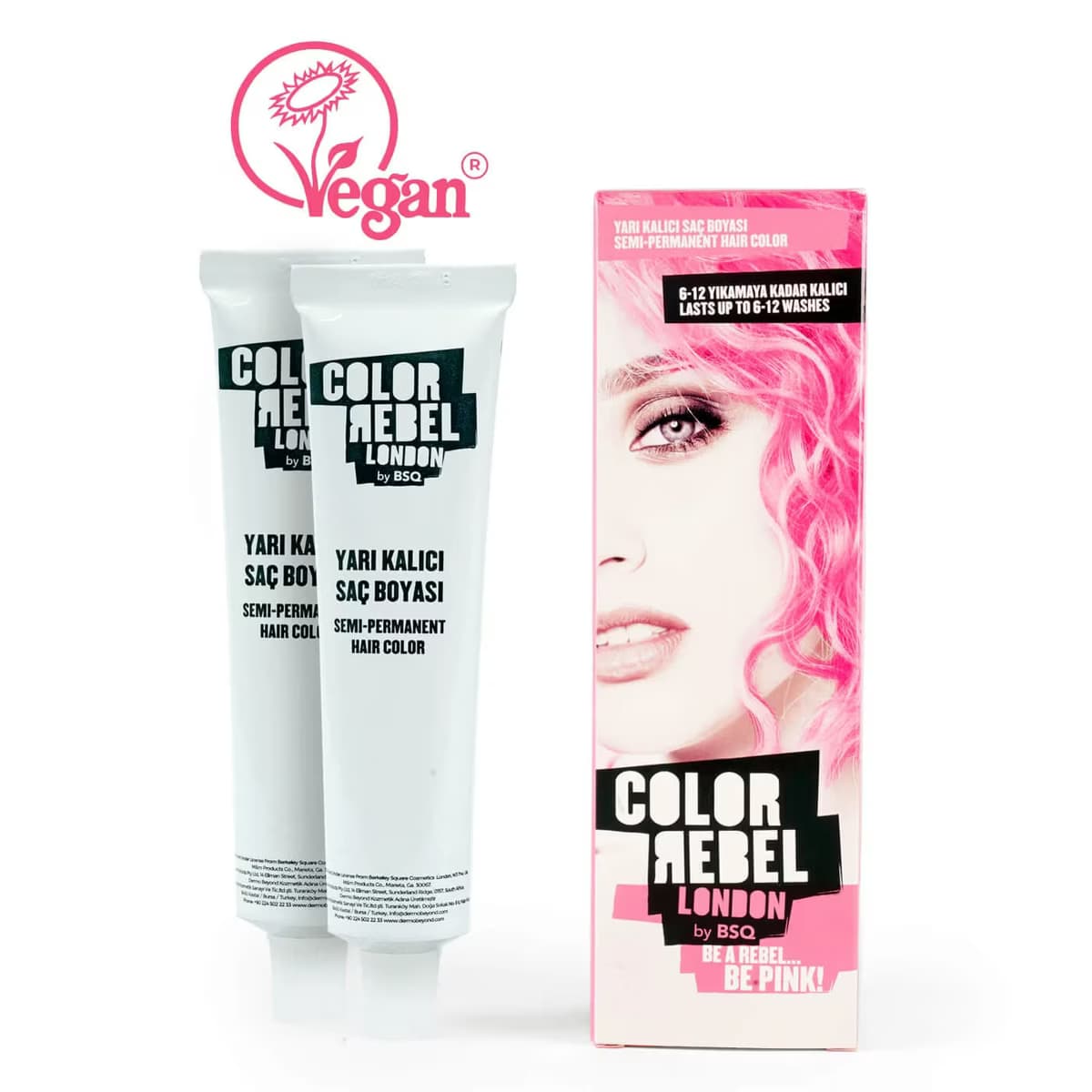 Color Rebel Saç Boyası Pembe 100 ml 2