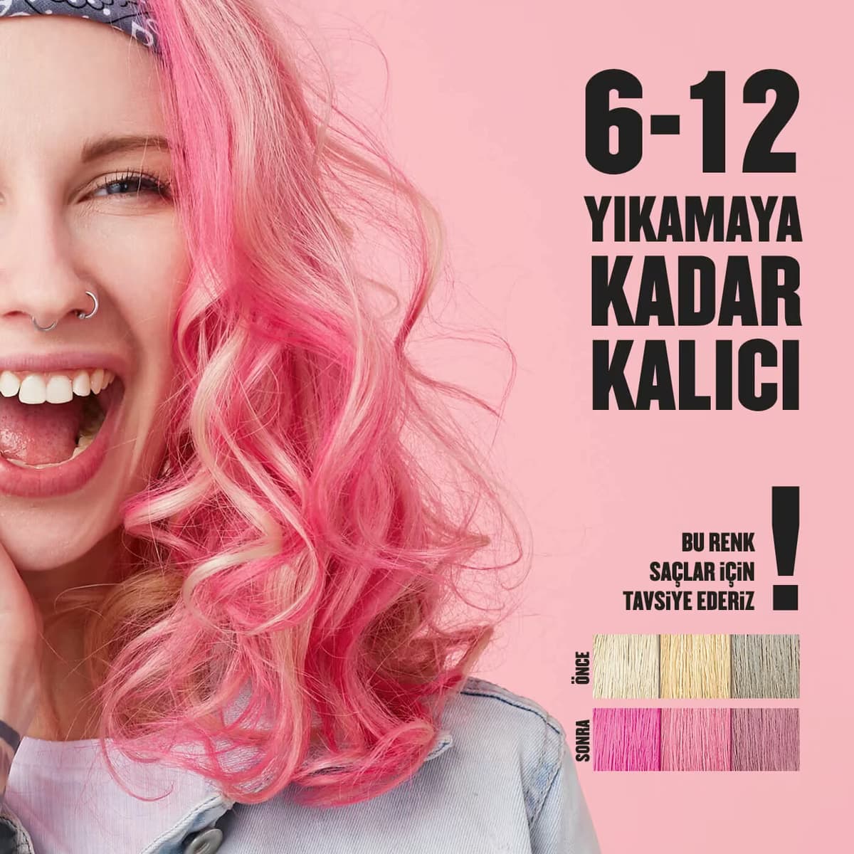 Color Rebel Saç Boyası Pembe 100 ml 4