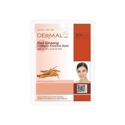 Dermal Kolajen Kağıt Maske Kırmızı Ginseng Özlü