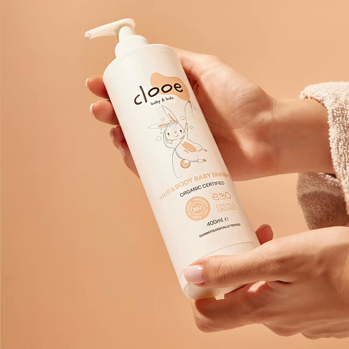 Clooe Bebek Şampuanı Organik 400 ml 4