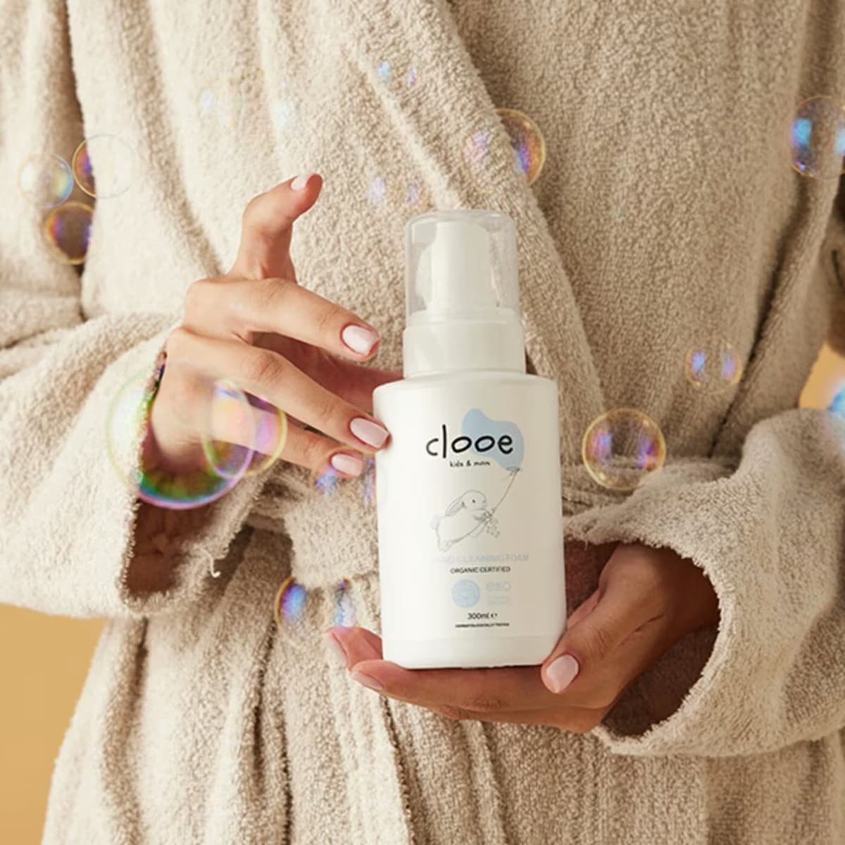 Clooe El Temizleme Köpüğü Organik 300 ml 3