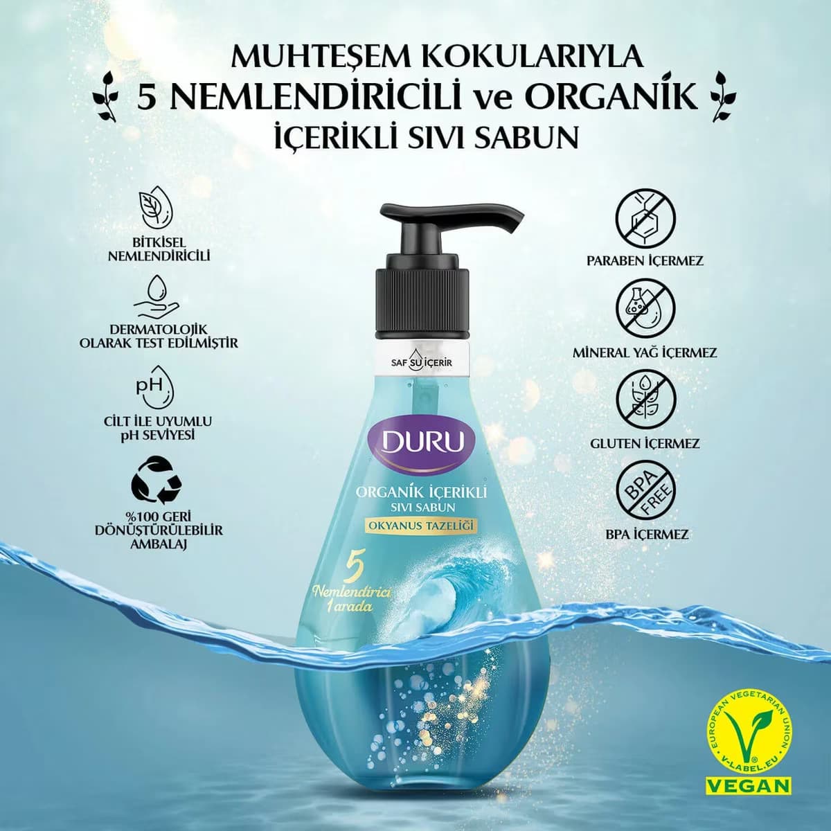 Duru Sıvı Sabun Okyanus 500 ml. 2