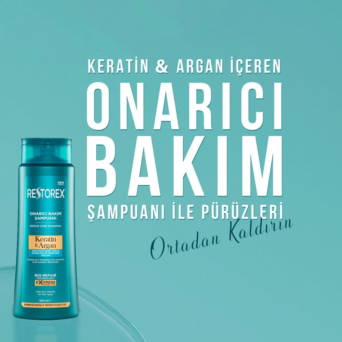 Restorex Şampuan Keratin&Argan Onarıcı 500 ml 4