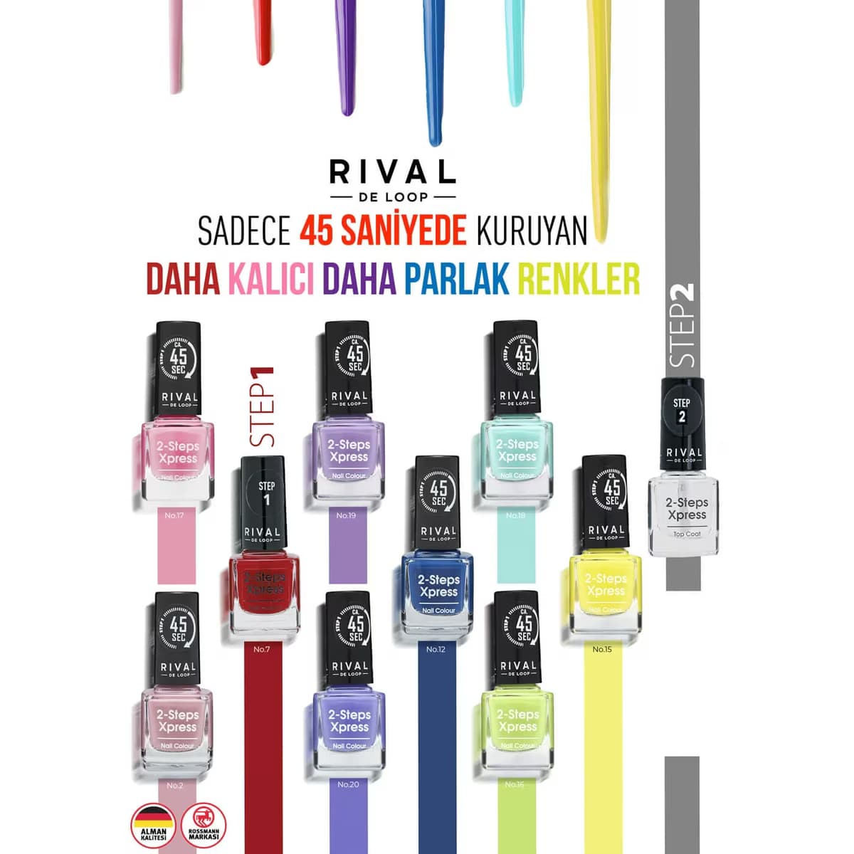 Rival de Loop Oje 2 Steps Xpress No:19 8 ml 2