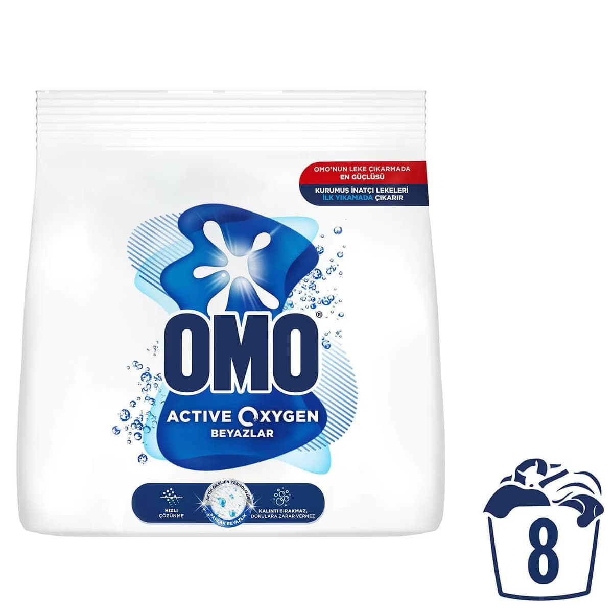 Omo Active Oxygen Toz Çamaşır Deterjanı 1.2 kg 2