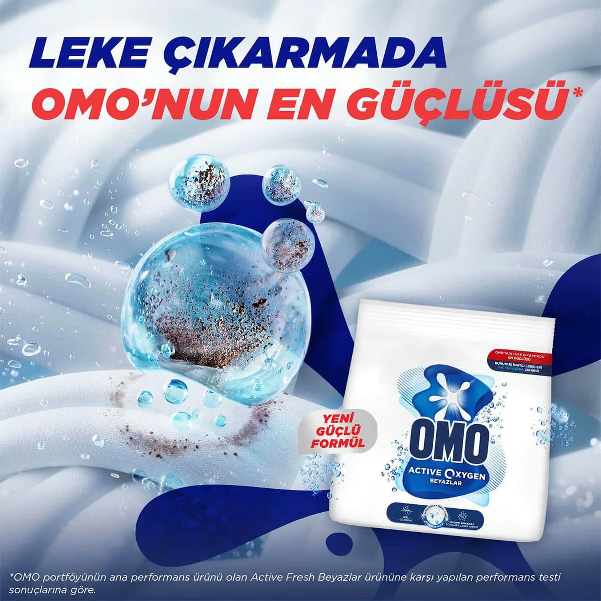 Omo Active Oxygen Toz Çamaşır Deterjanı 1.2 kg 5