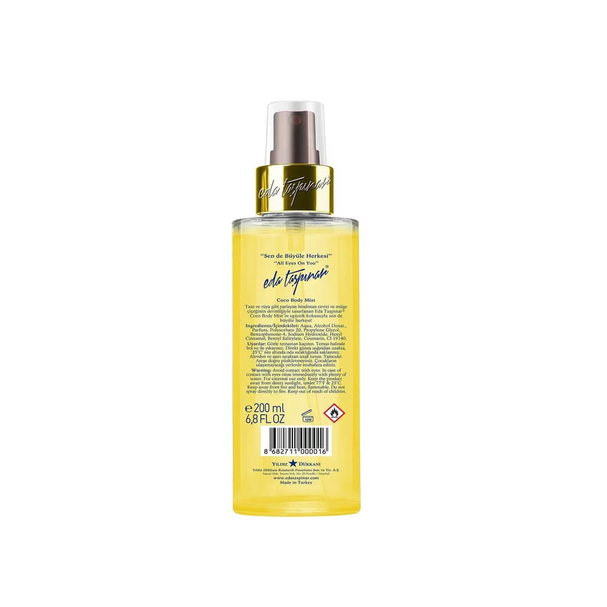 Eda Taşpınar Coco Body Mist 200 ml 2