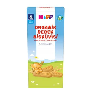 Hipp Organik Bebek Bisküvisi 180 gr.
