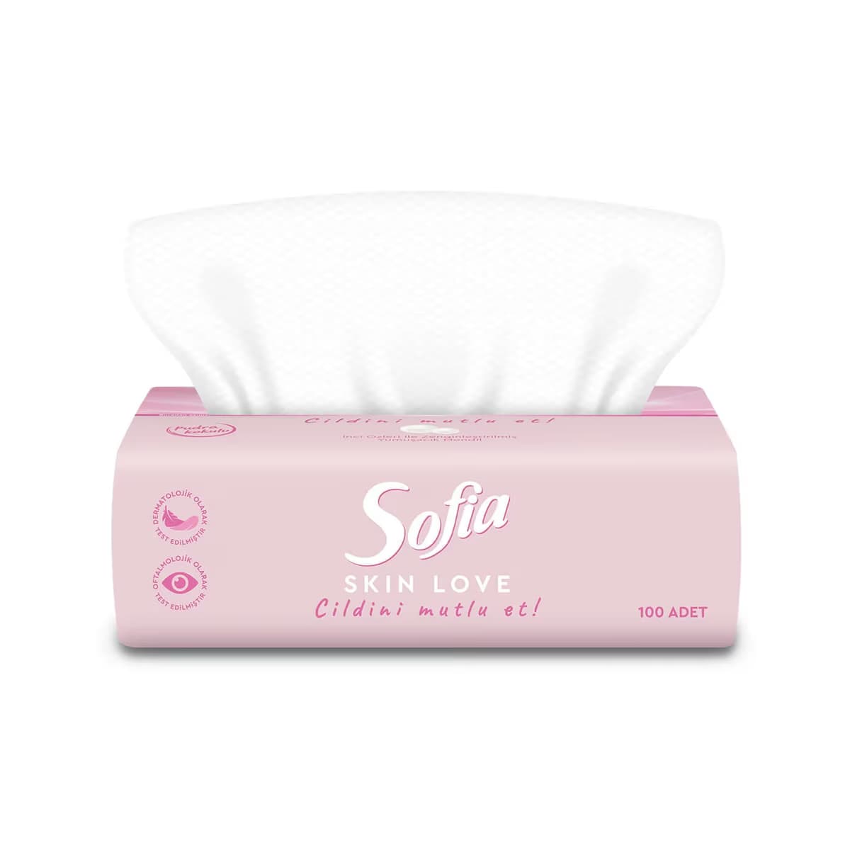 Sofia Skin Love Pudra Kokulu Mendil 100'lü 2