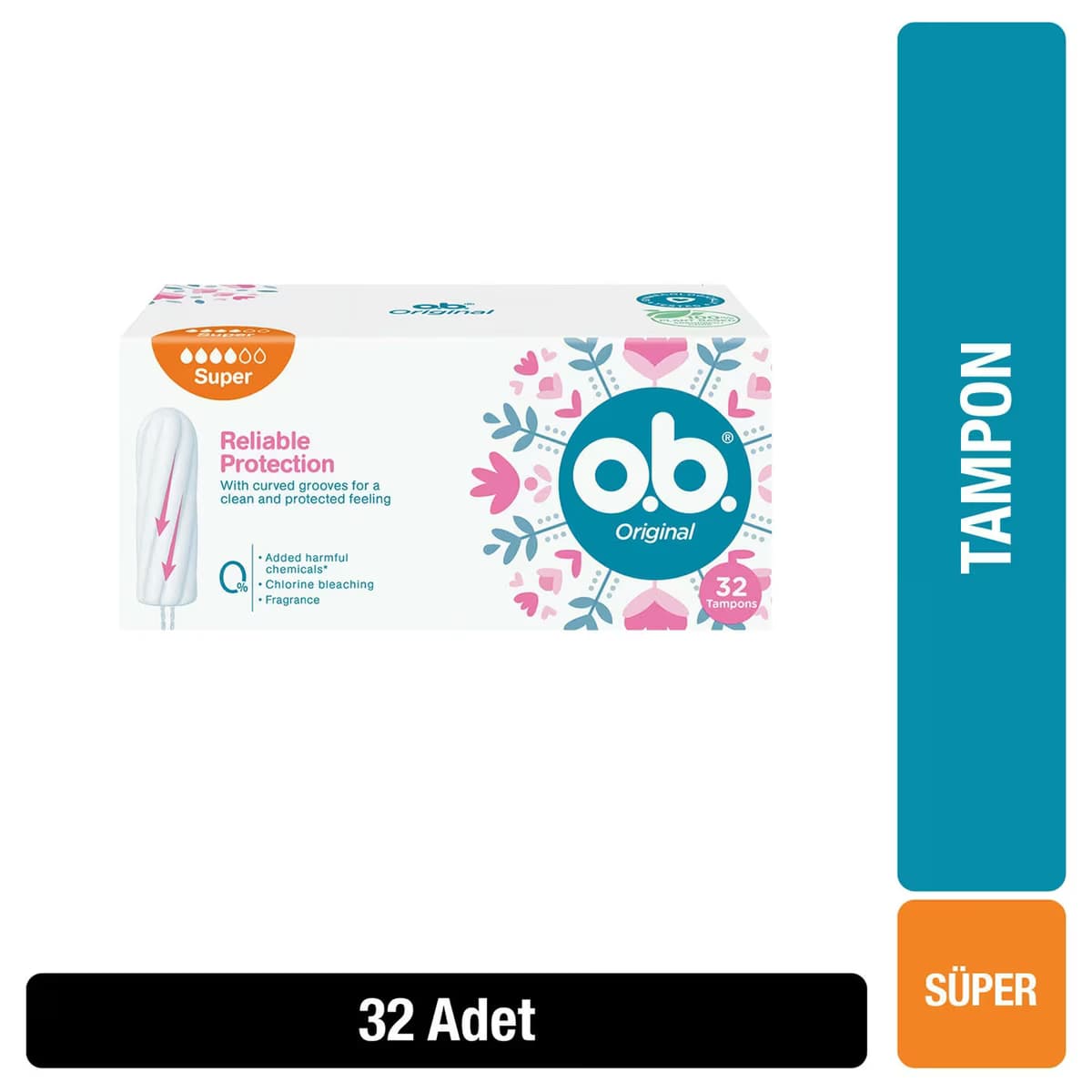 O.B. Tampon Original 32'li Super 2