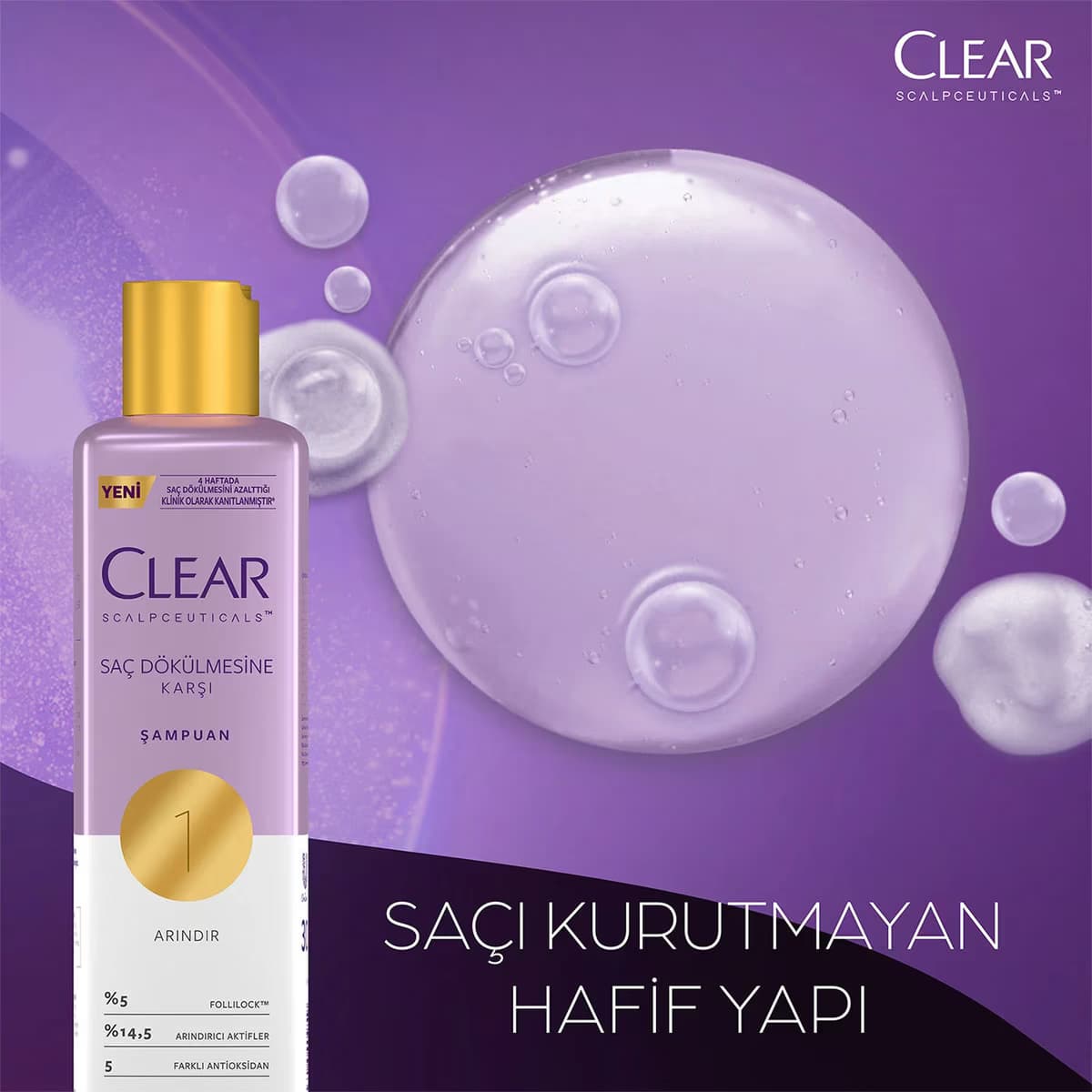 Clear Şampuan Dökülme Karşıtı 300 ml 5
