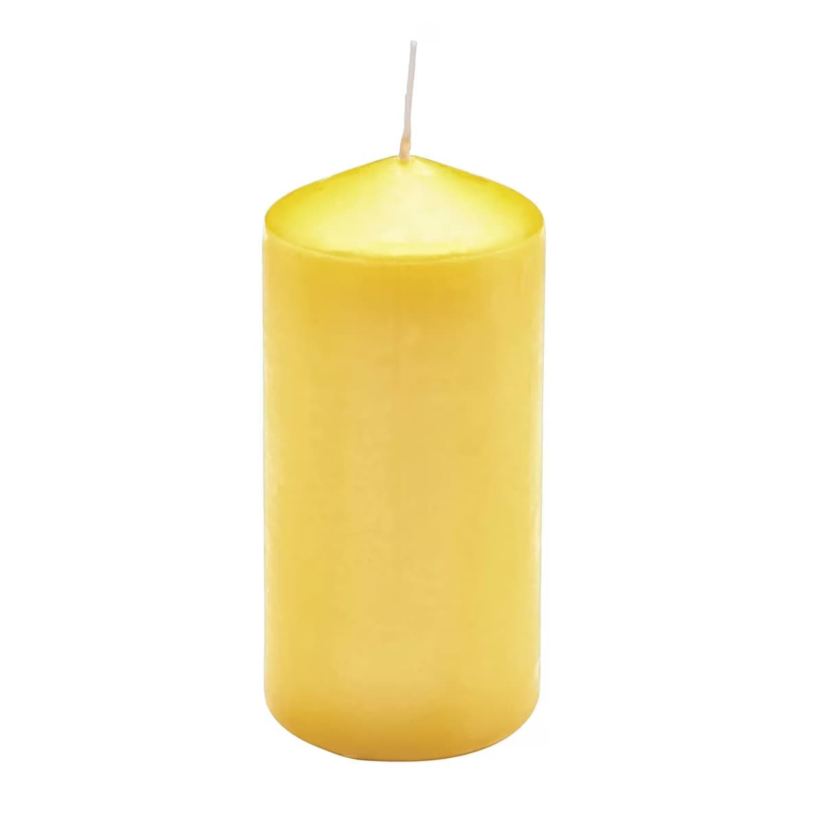 Rubin Licht Silindir Mum Sarı, 150x70 mm