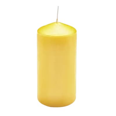 Rubin Licht Silindir Mum Sarı, 150x70 mm