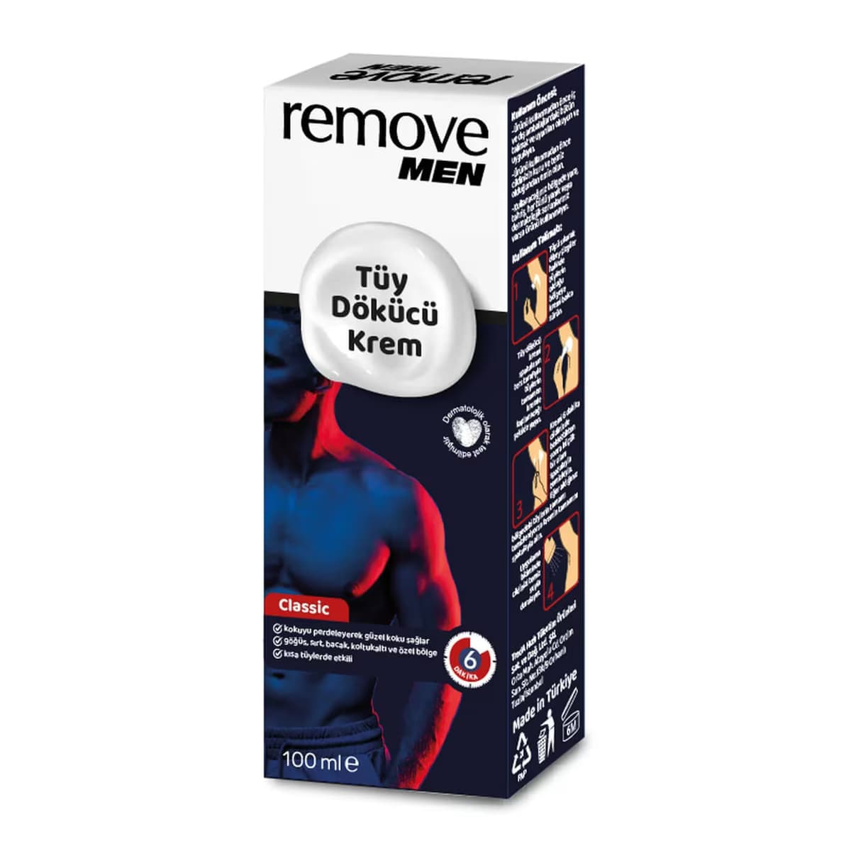 Remove Men Tüy Dökücü Krem Klasik 100 ml 2