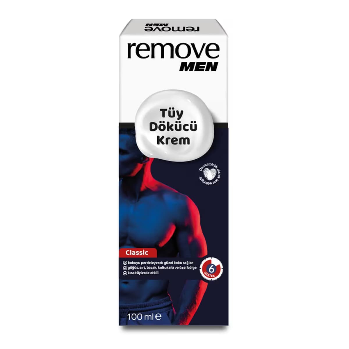Remove Men Tüy Dökücü Krem Klasik 100 ml