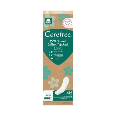 Carefree Organik Günlük Ped 24'lü Uzun