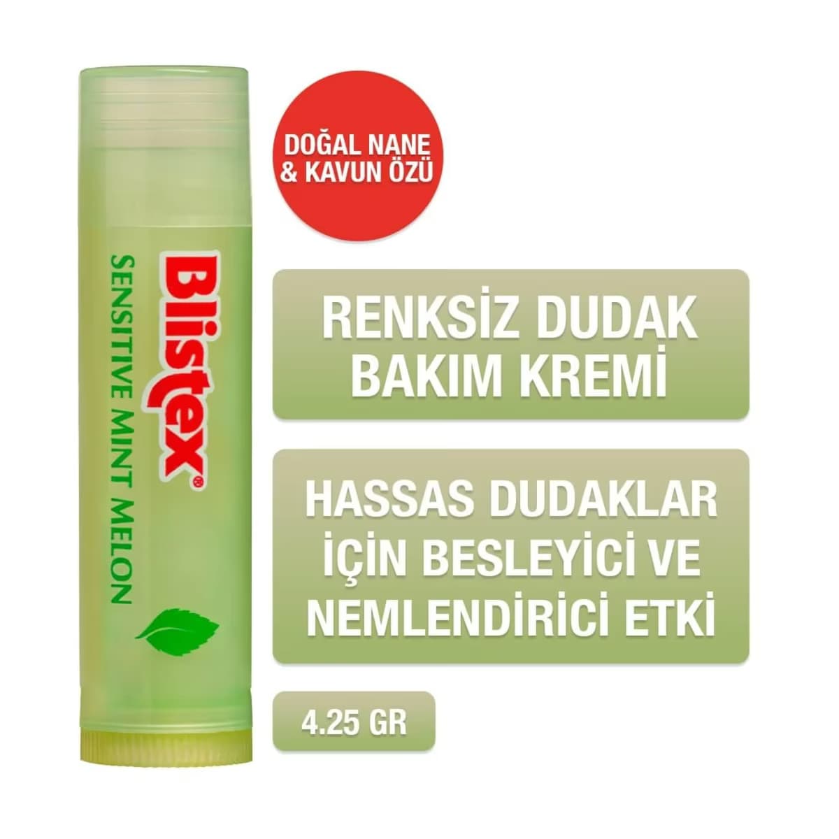 Blistex Dudak Koruyucu Nane ve Kavun 4.2 gr 3