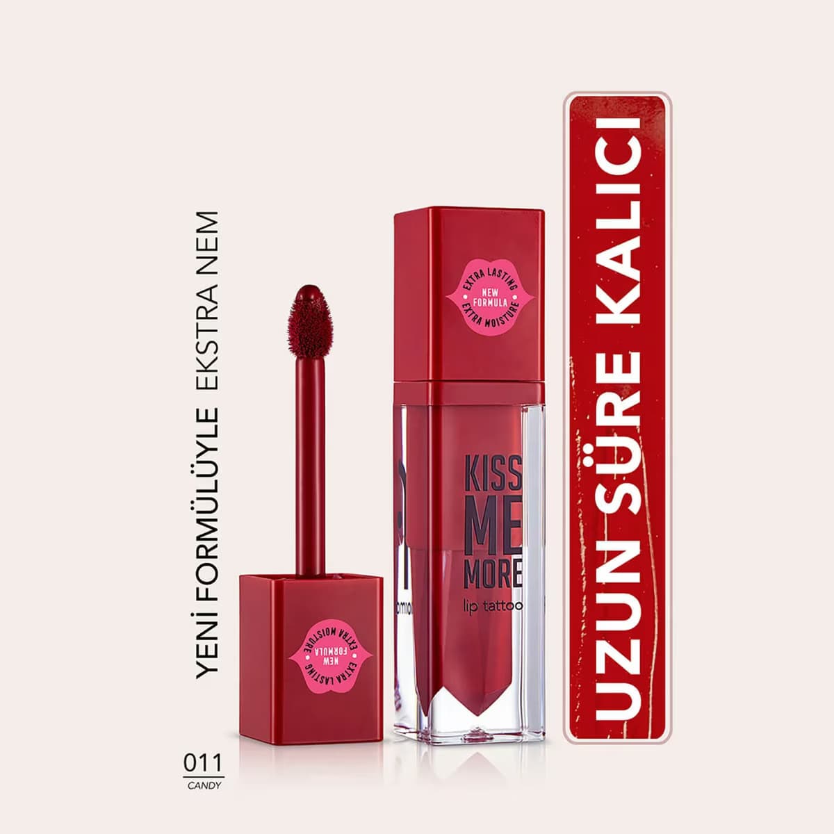 Flormar Kiss Me More Likit Ruj 011 Candy 3