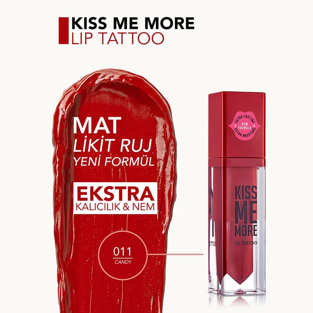 Flormar Kiss Me More Likit Ruj 011 Candy 4