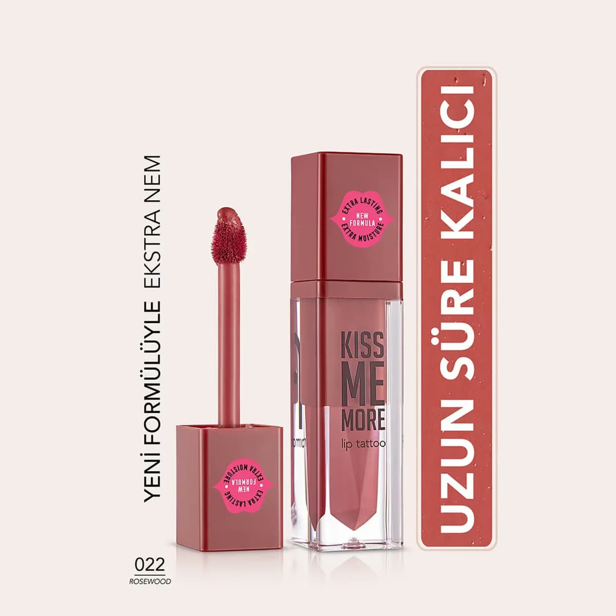 Flormar Kiss Me More Likit Ruj 022 Rosewood 3