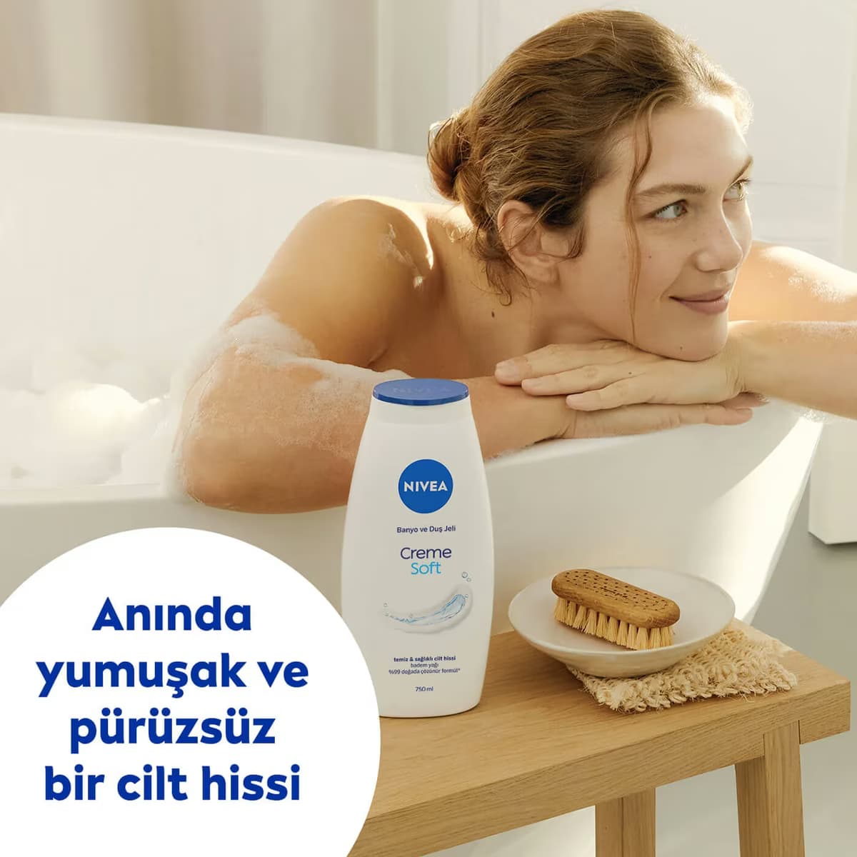 Nivea Duş Jeli Creme Soft 500 ml 3