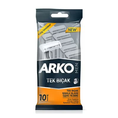 Arko Men Tek Bıçak Tıraş Bıçağı 10'lu