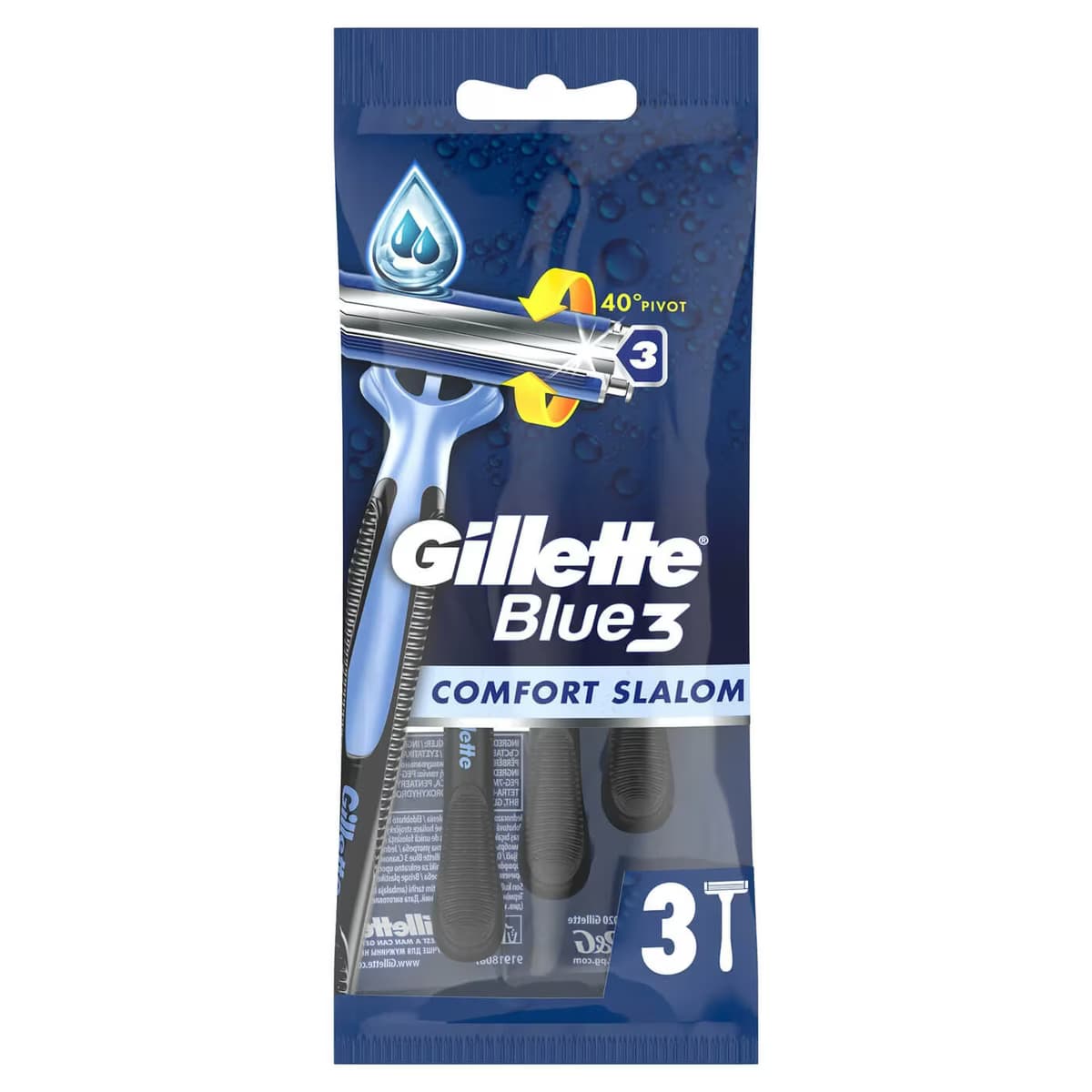 Gillette Blue3 Slalom Kullan At Tıraş Bıçağı 3'lü