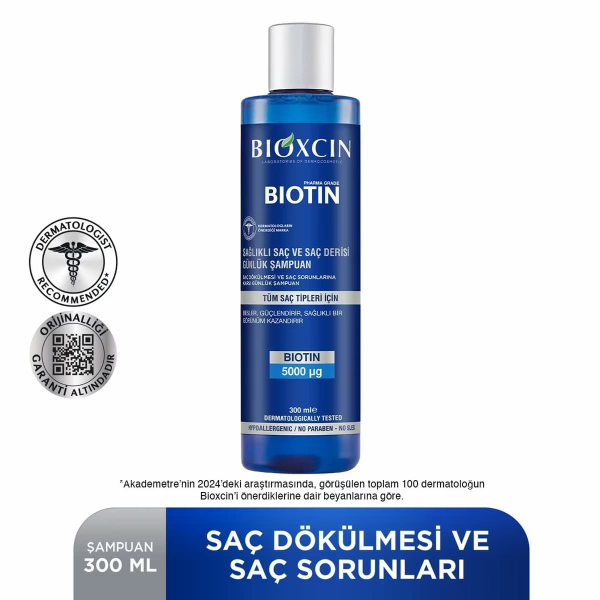 Bioxcin Şampuan Biotin 300 ml 3