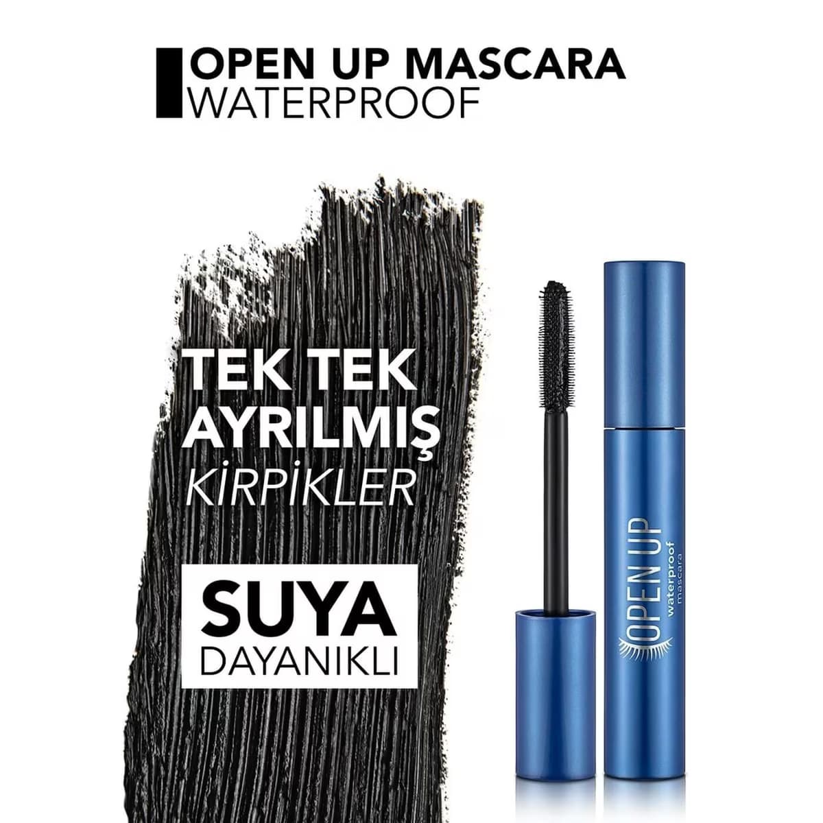 Flormar Open Up Suya Dayanıklı Maskara 2