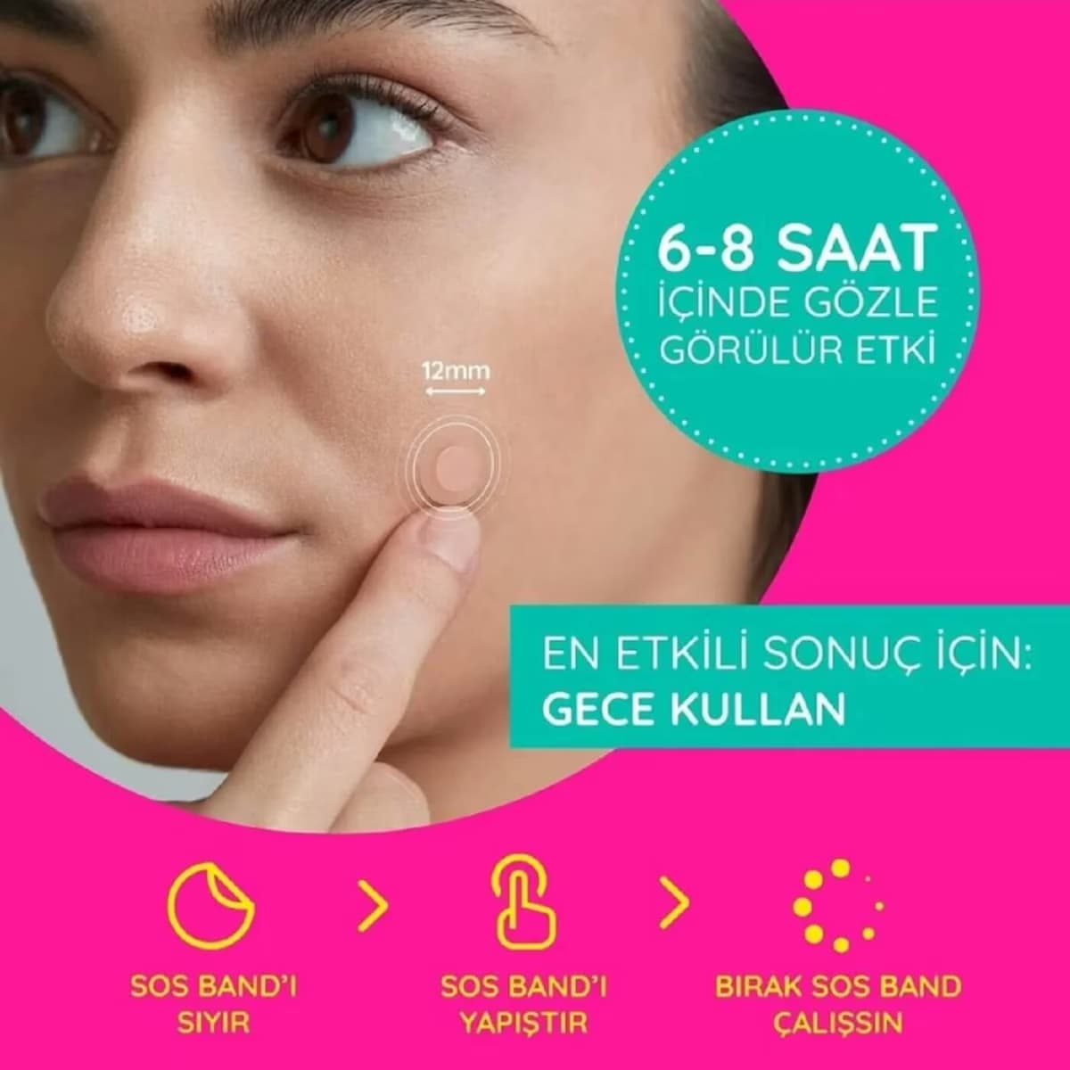 Stick On Spots Akne Karşıtı SOS Bant 15'li 3