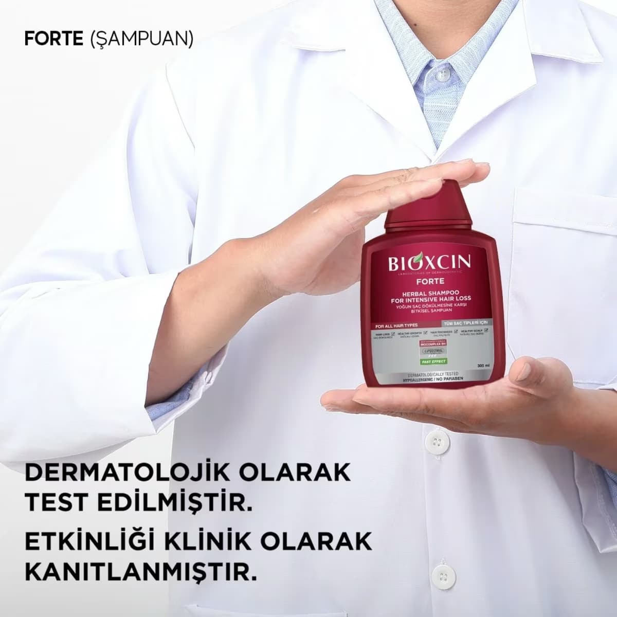 Bioxcin Forte Şampuan Tüm Saç Tipleri 300 ml 4