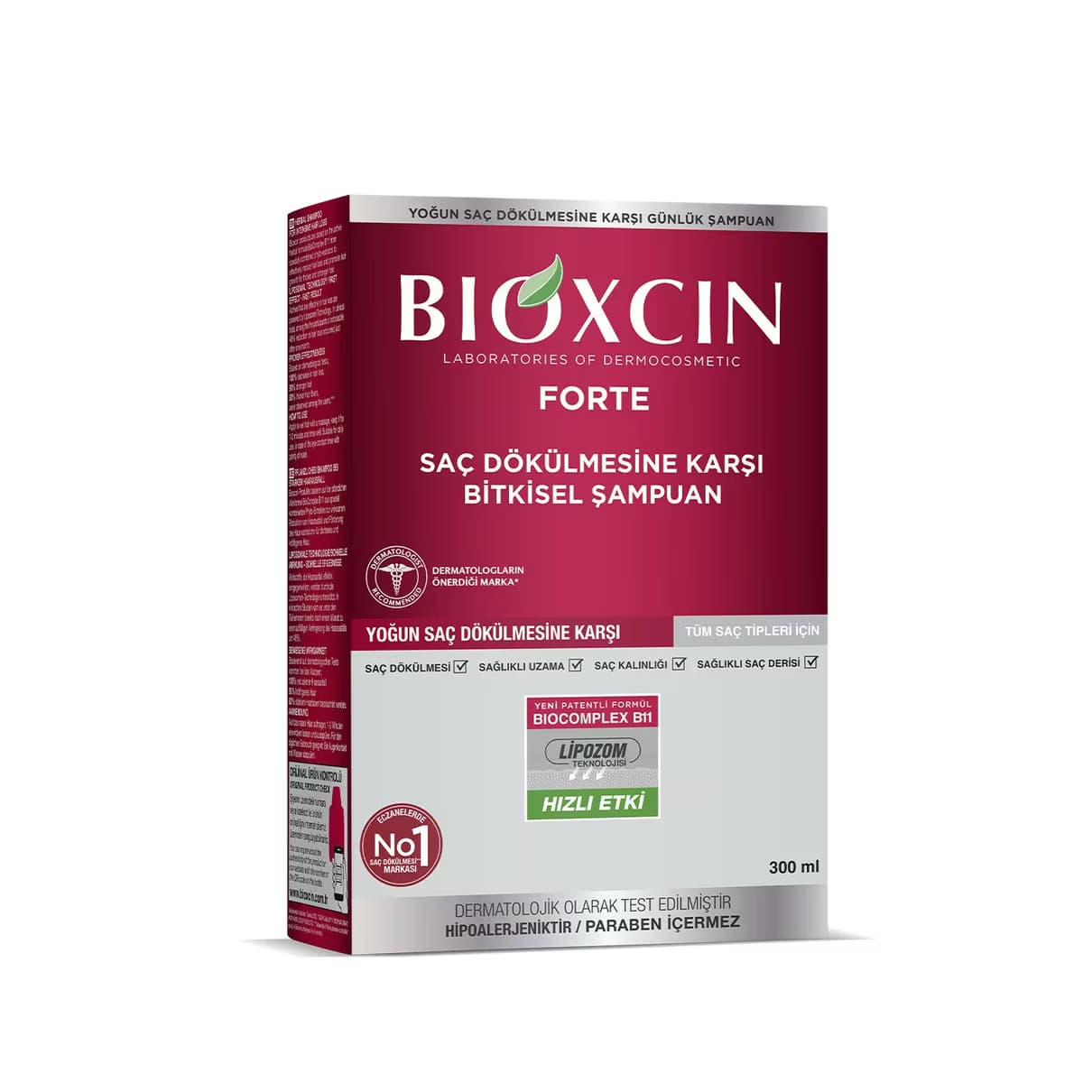 Bioxcin Forte Şampuan Tüm Saç Tipleri 300 ml