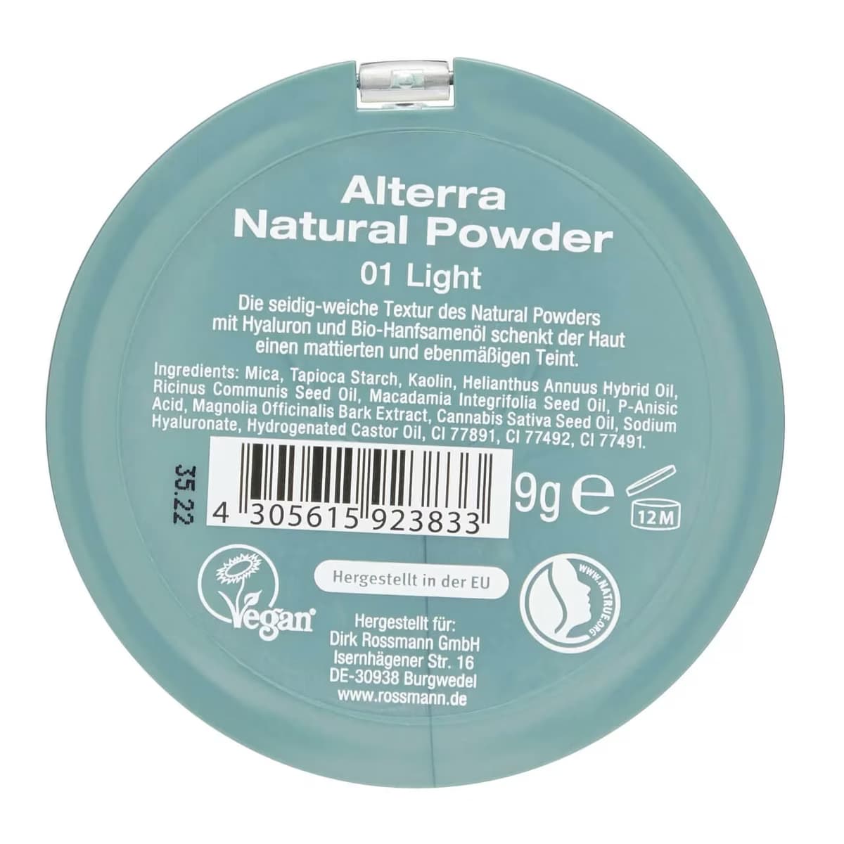 Alterra Pudra Hyaluron No.01 Light 2