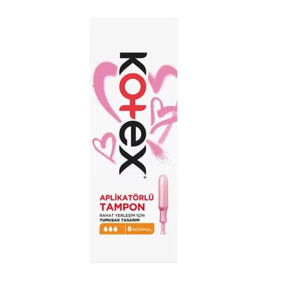Kotex Aplikatörlü Tampon Normal 8'li