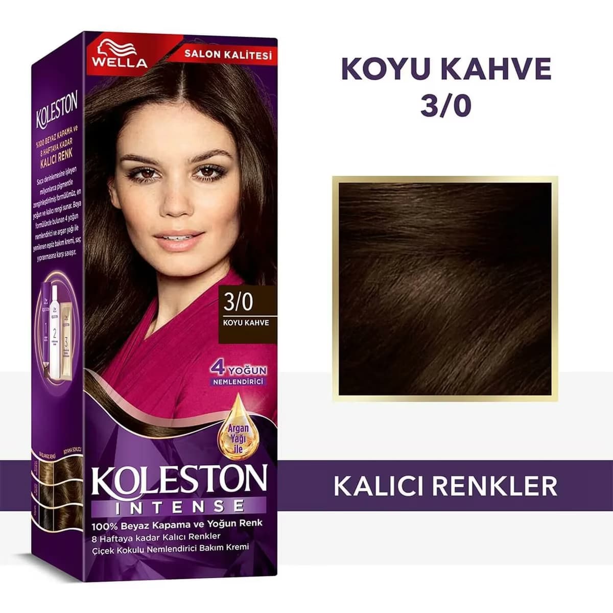 Koleston Intense Saç Boyası 3/0 Koyu Kahve 2