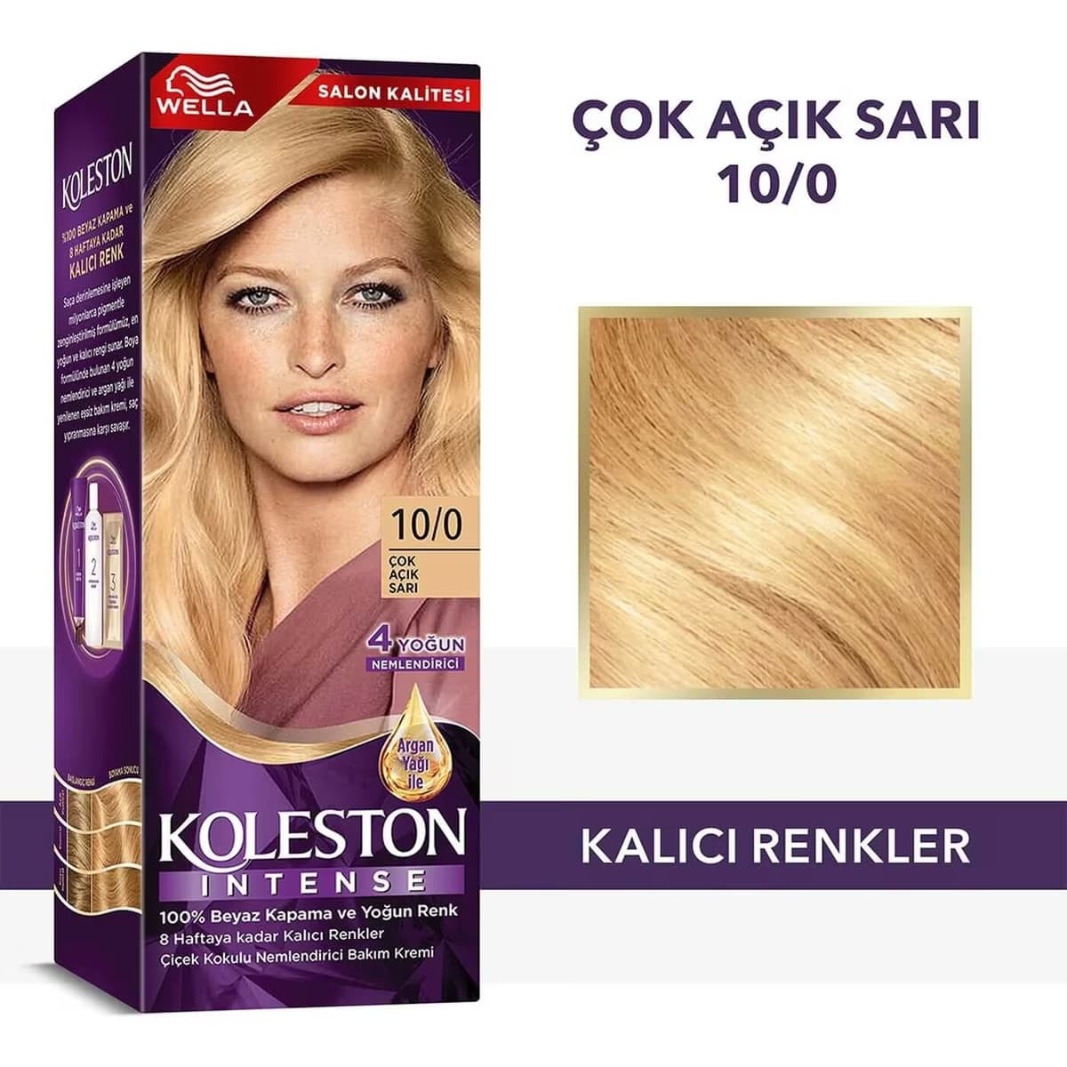 Koleston Intense Saç Boyası 10/0 Çok Açık Sarı 2