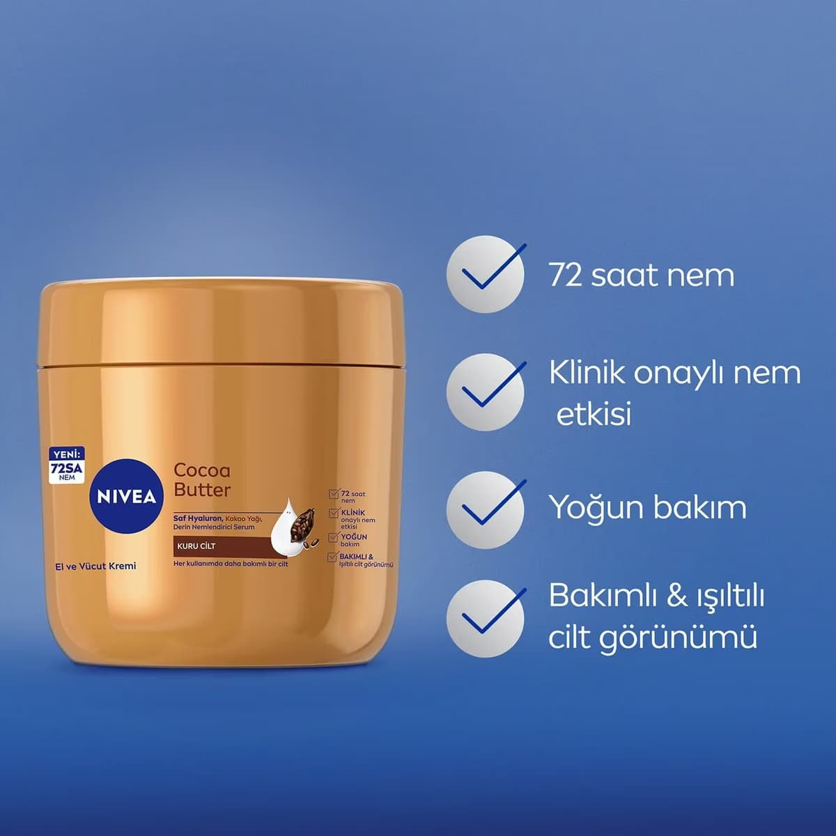 Nivea El ve Vücut Kremi Cocoa Butter 400 ml 4