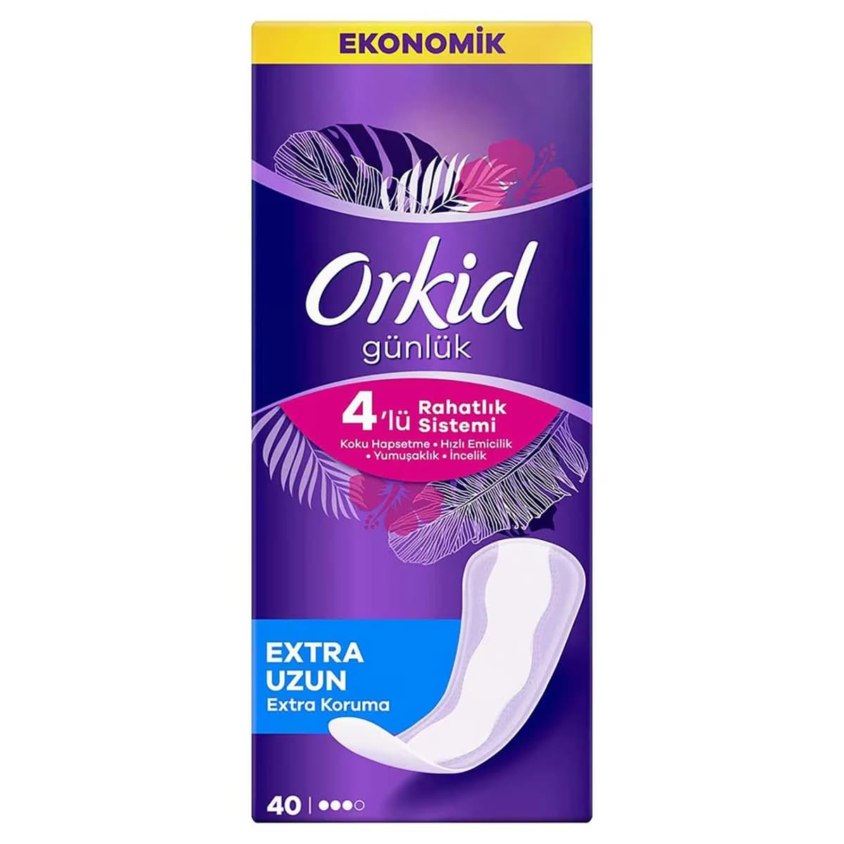Orkid Günlük Ped Extra Uzun 40'lı 2