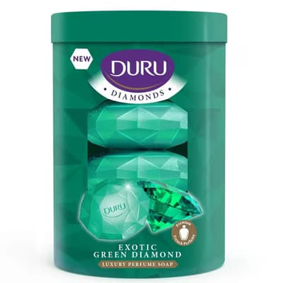 Duru Katı Sabun Diamonds Series Green 4x90 gr